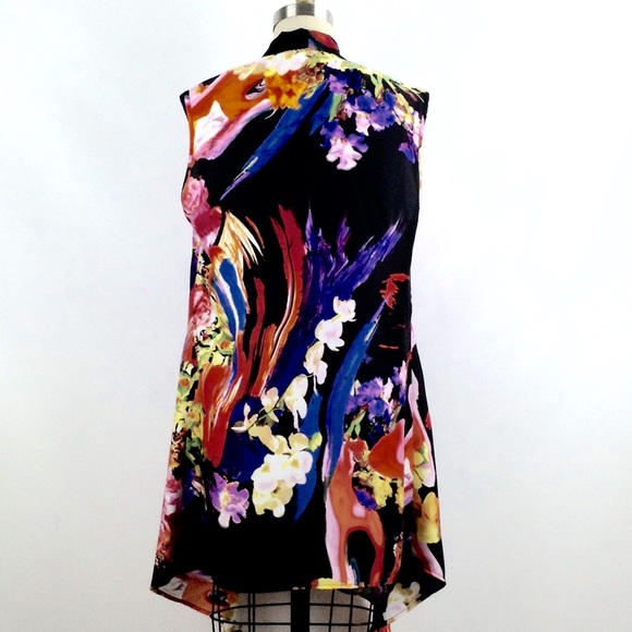 La Palapa Floral Print Swing Coat - Picture 4 of 6